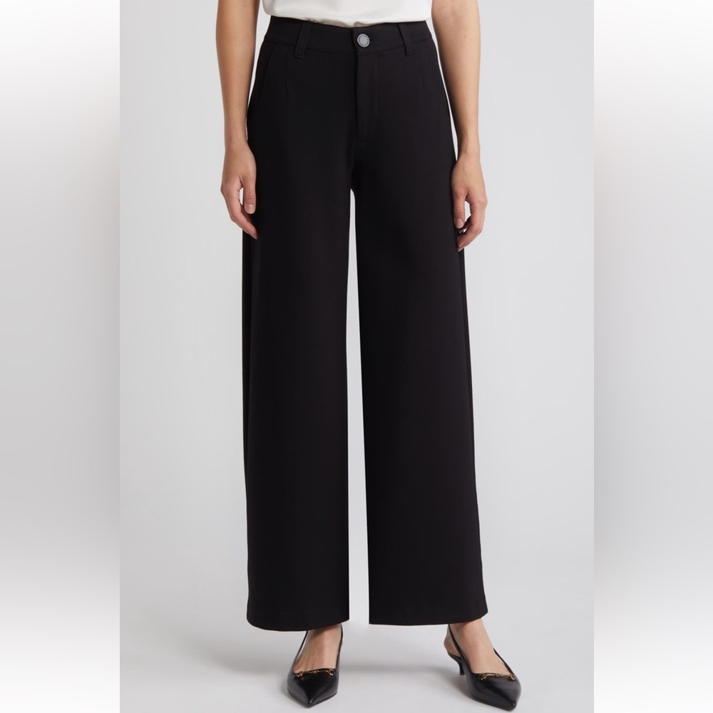 Wit & Wisdom Whitney Skyrise Flat Front Wide Leg Pants